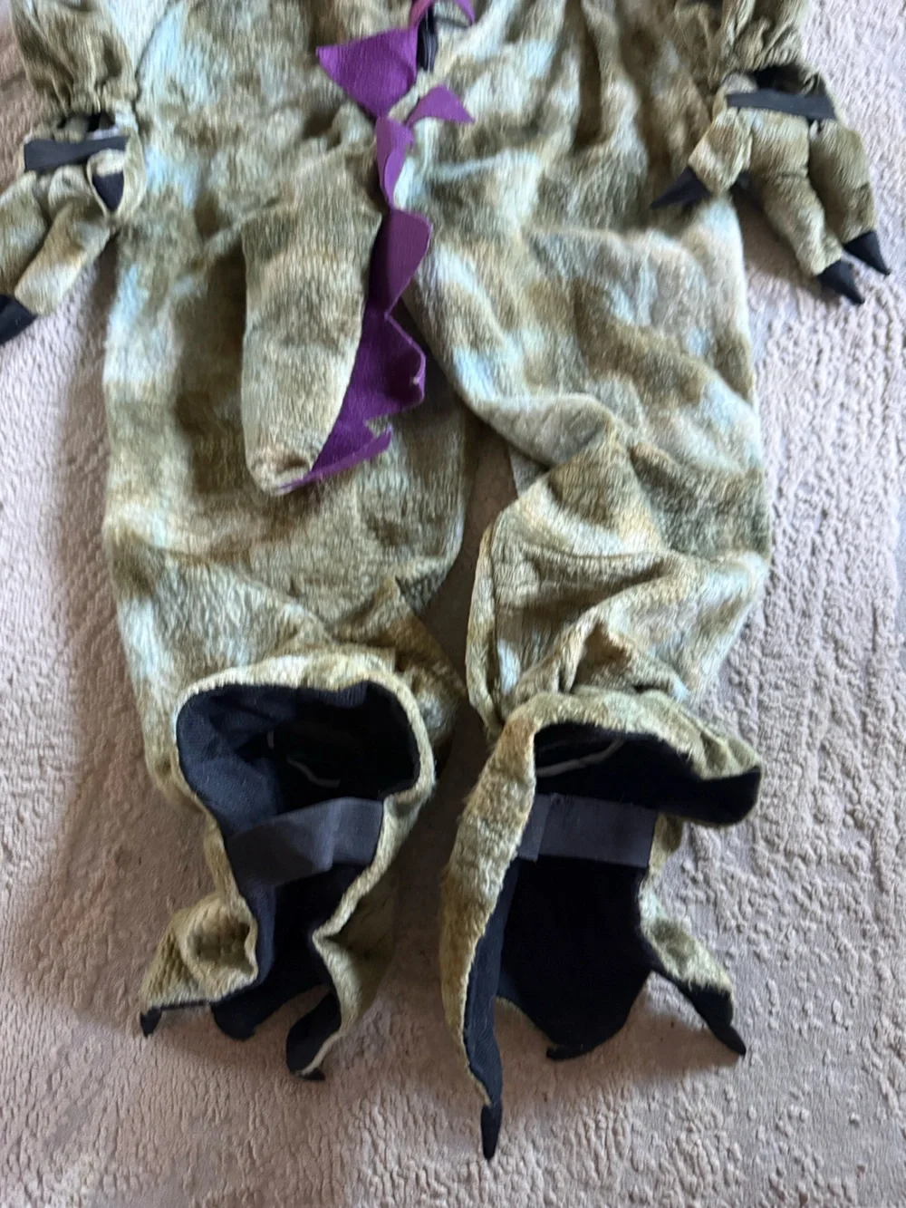 Forum Novelties Dinosaur T Rex Halloween costume Hood and Shoe Covers  4, 5, 6